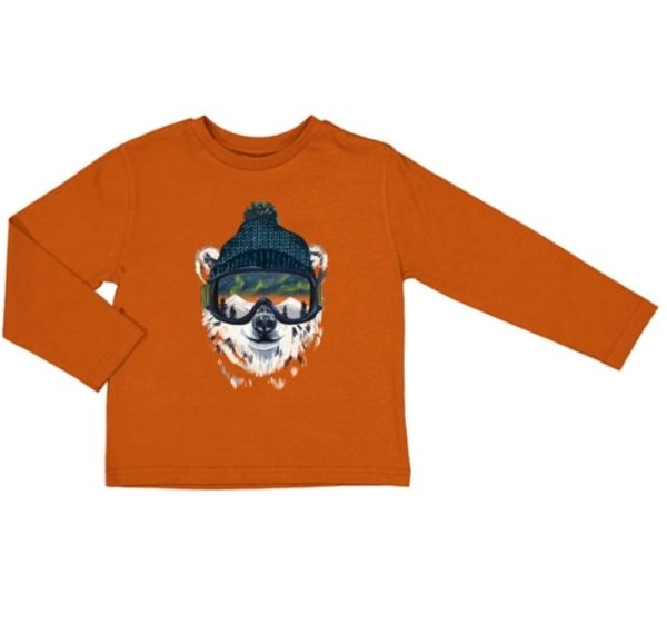 Playera oso gorro