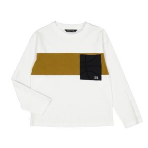 Playera franja y bolsa