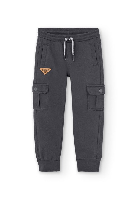 Pantalón felpa cargo - Imagen 2