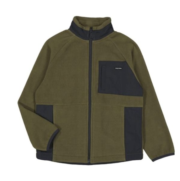 Sudadera combinada  verde