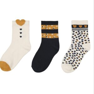 Set 3 calcetas corazones