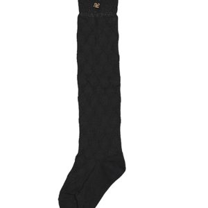 Calceta alta jacquard