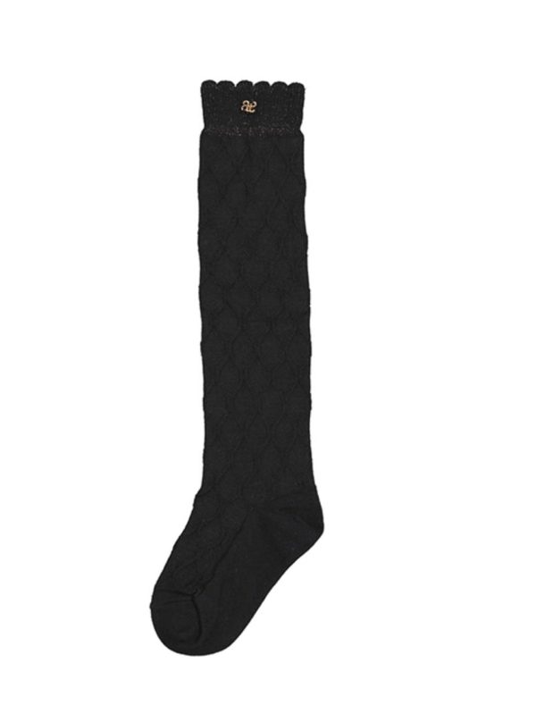 Calceta alta jacquard