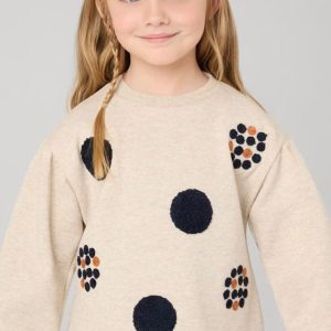 Vestido combinado bolas