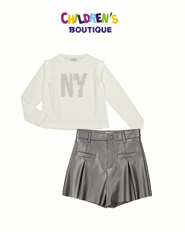 Conjunto short polipiel b/NY