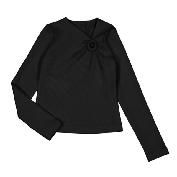 Blusa canale con detalle