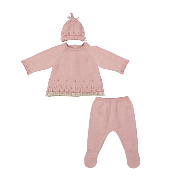 Conjunto pantalón tricot y gorro