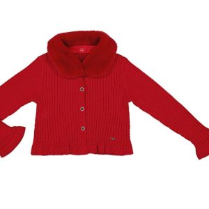 Suéter tricot cuello pelo