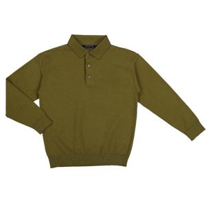 Suéter Cuello Polo verde