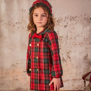 Vestido cuadros nadiveño linea A