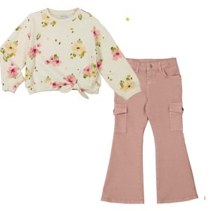 Conjunto pantalón cargo sud/flores