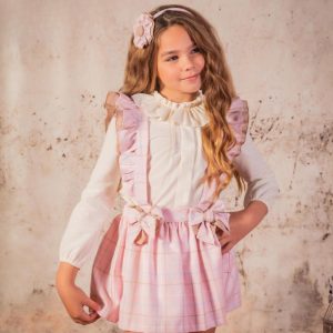 Conjunto falda rosa tirantes