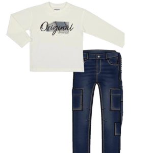 Conjunto pantalón cargo p/original