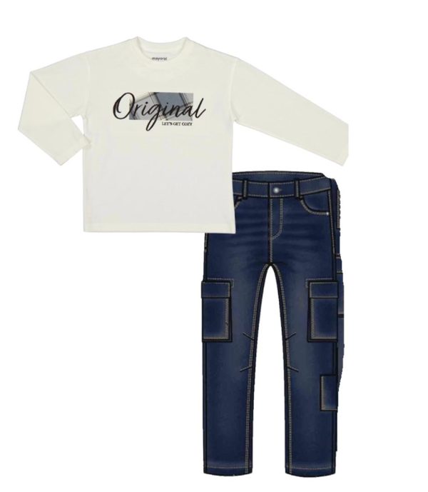 Conjunto pantalón cargo p/original