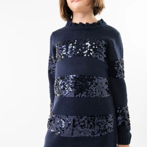 Vestido tricot lentejuela