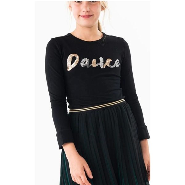 Conjunto falda plisada b/dance