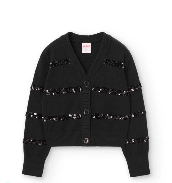 Suéter tricot con lentejuelas